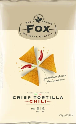 Fox Italia tortilla chips chili 450 g