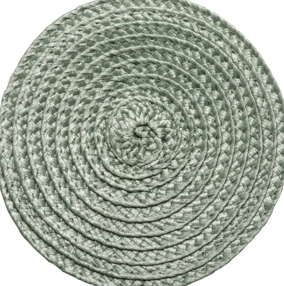 Gusta onderzetter groen 10 x 10 x 0,1 cm 4 stuks