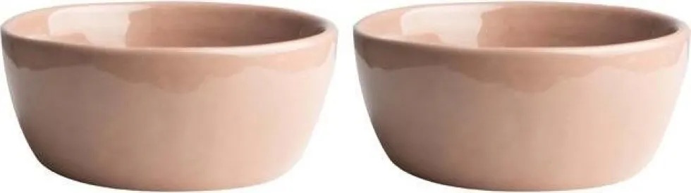 Gusta schaal table tales freckle terracotta D 10 H 4,5 cm 2 stuks