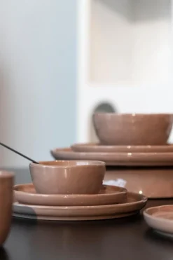 Gusta schaal table tales freckle terracotta D 10 H 4,5 cm 2 stuks