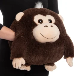 Handwarmer gorilla bruin 30 x 25 x 30 cm