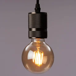 Hanglamp fitting zwart D 10,5 H 10,5 cm