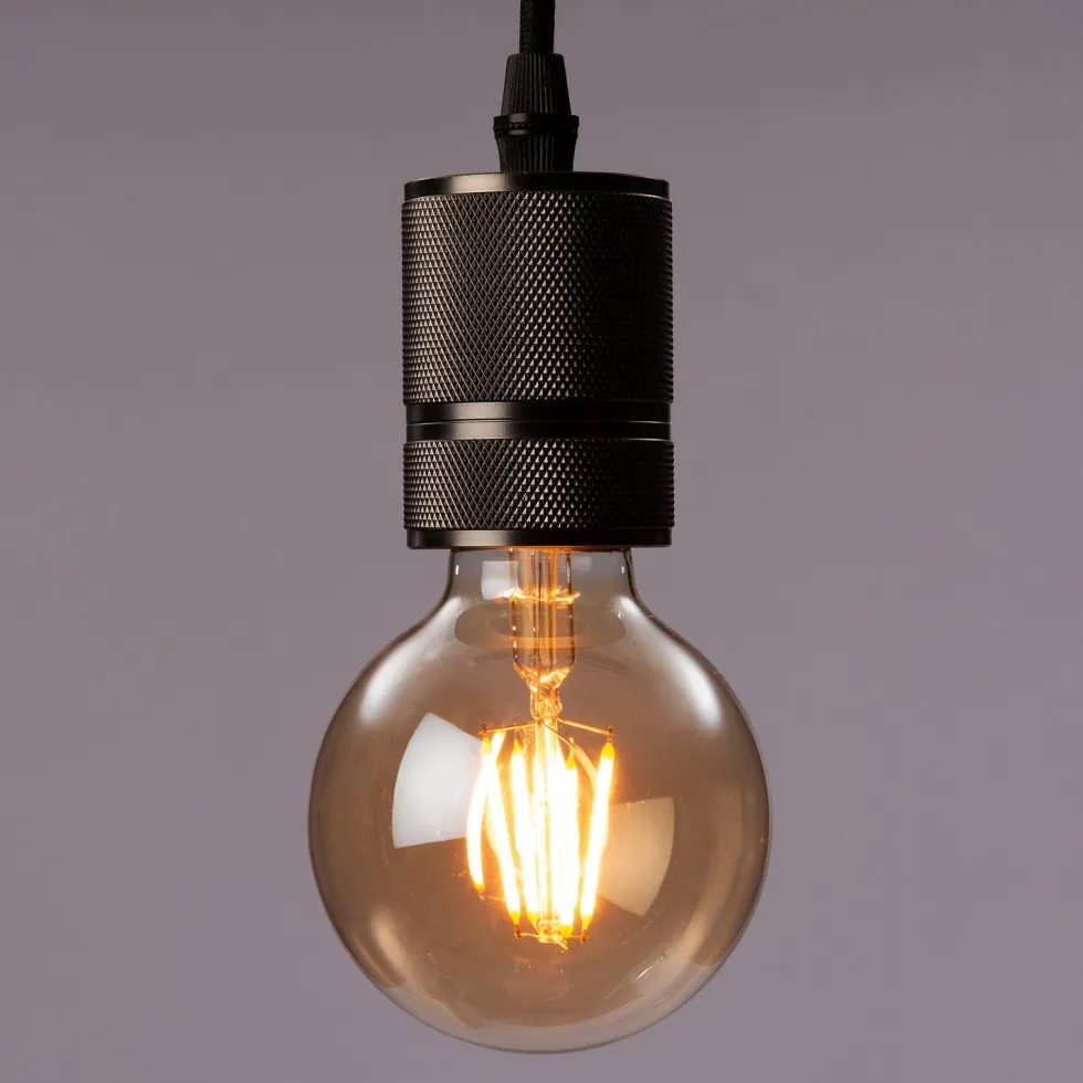 Hanglamp fitting zwart D 10,5 H 10,5 cm