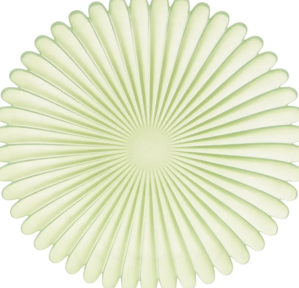 HBX decoratieschaal Petal groen D 27 H 1,5 cm