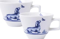 Heinen Delfts Blauw espressokopje Nhaan blauw / wit D 7 H 5 cm