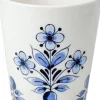 Heinen Delfts Blauw mok boeket blauw / wit D 8,5 H 9,5 cm