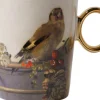 Heinen Delfts Blauw mok Vermeer & Fabritius puttertje D 8,5 H 9,5 cm