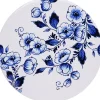 Heinen Delfts Blauw onderzetter blauw / wit D 10 H 0,6 cm 4 stuks