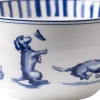 Heinen Delfts Blauw schaal Nhaan blauw / wit D 12 H 5 cm