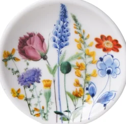 Heinen Delfts Blauw theezakhouder Wildbloemen D 7 H 1,5 cm
