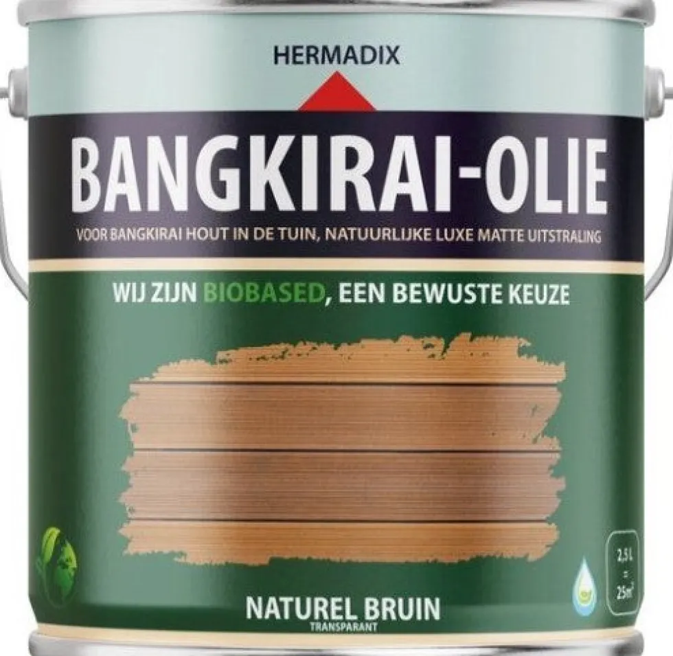 Hermadix Bangkirai-olie 2,5 l
