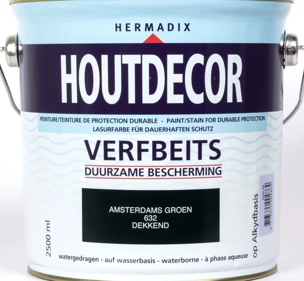 Hermadix Houtdecor Amsterdams groen 2,5 l