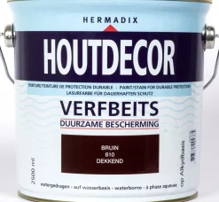 Hermadix Houtdecor bruin 2,5 l