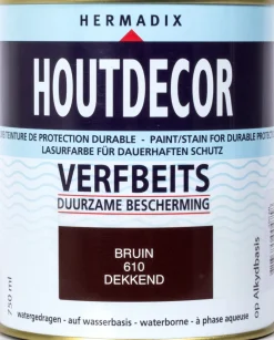 Hermadix Houtdecor bruin 750 ml