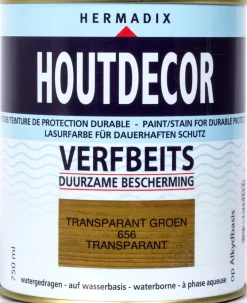 Hermadix Houtdecor transparant groen 750 ml