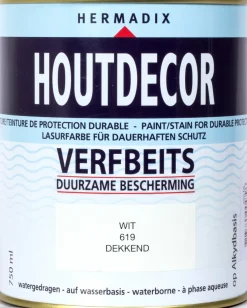 Hermadix Houtdecor wit 750 ml