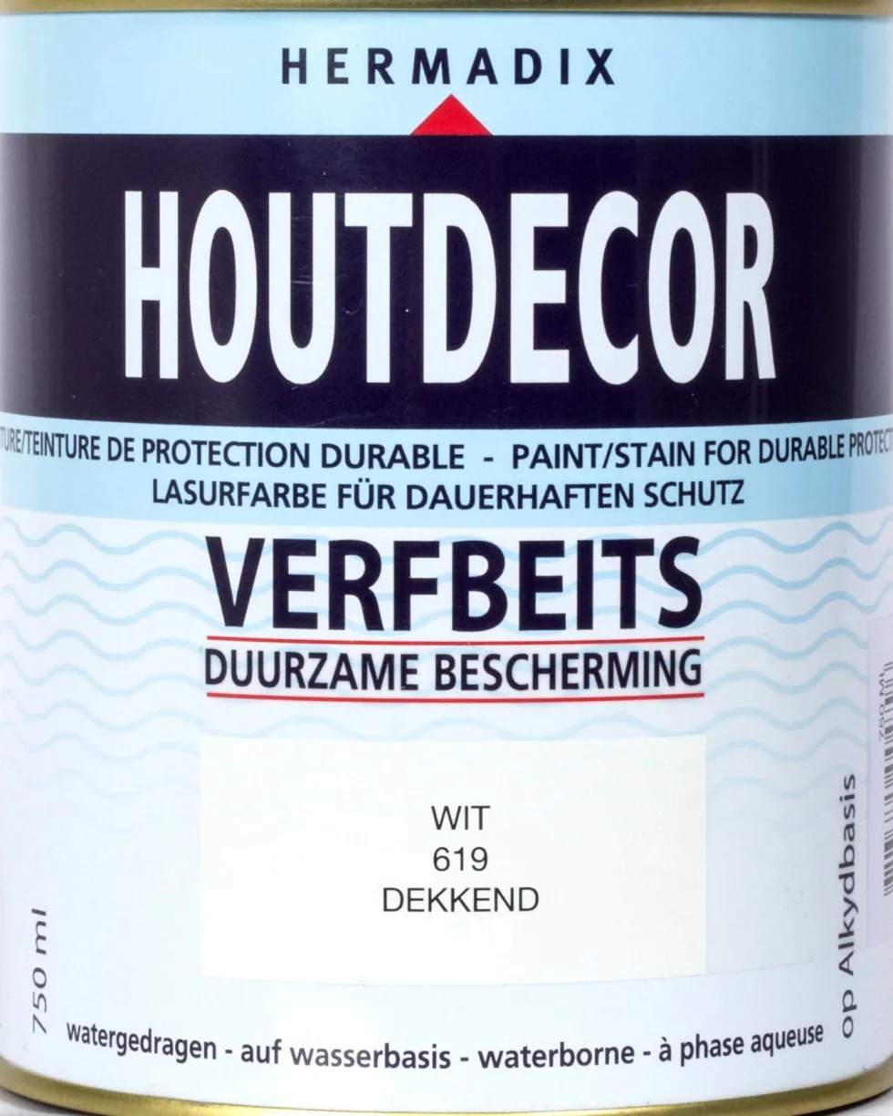 Hermadix Houtdecor wit 750 ml