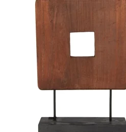 House of Nature beeld op voet Goderich naturel 32 x 9 x 48 cm