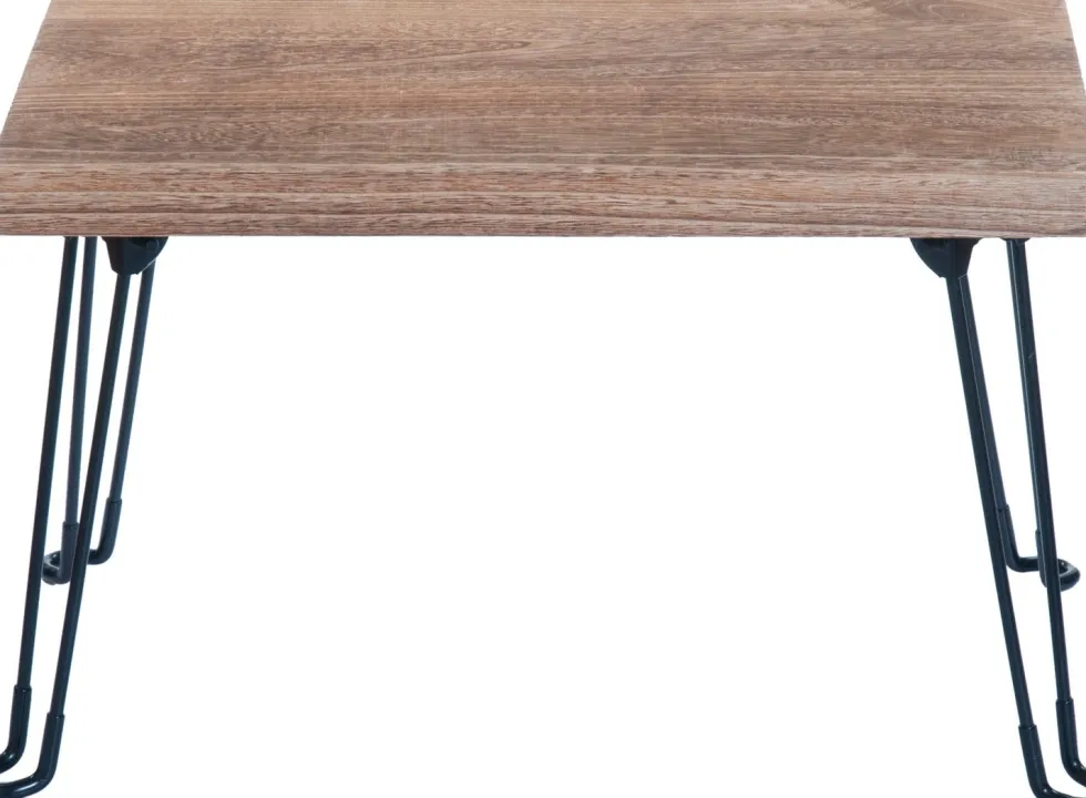 House of Nature bijzettafel Tavan naturel / zwart 54 x 28 x 36 cm