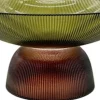 House of Nature decoratieschaal Bruno groen / bruin D 26 H 13 cm