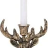 House of Nature kandelaar Alina hert goud 14 x 8 x 21 cm