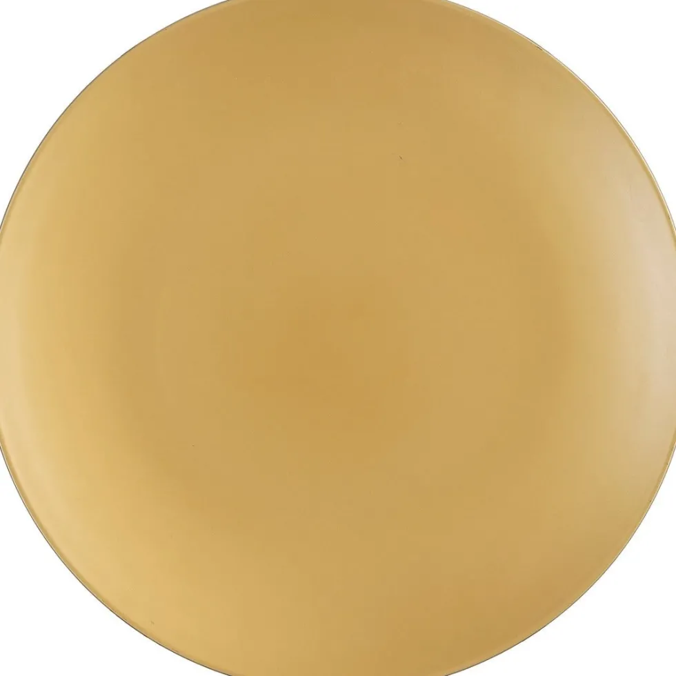 House of Seasons decoratiebord Mila goud D 40 H 2 cm
