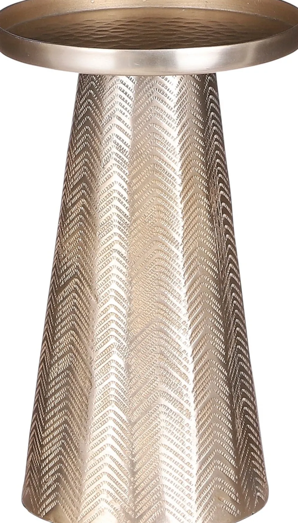 House of Seasons kandelaar Sofia goud D 12 H 19,5 cm