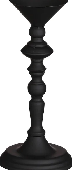 House of Seasons kandelaar zwart D 13,5 H 31 cm