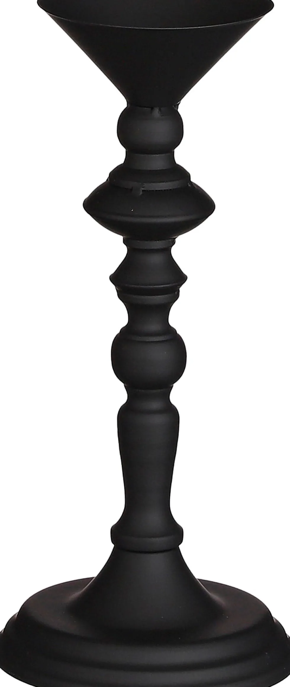 House of Seasons kandelaar zwart D 13,5 H 31 cm