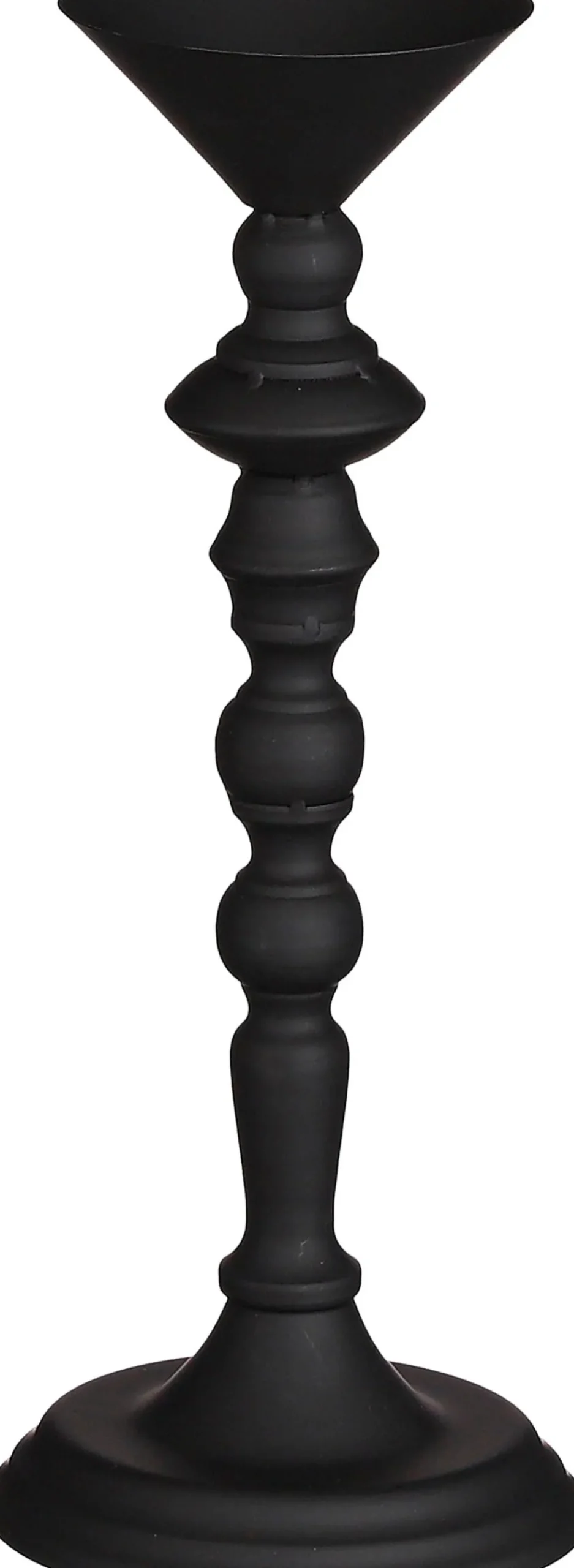 House of Seasons kandelaar zwart D 13,5 H 37,5 cm