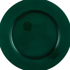 House of Seasons kerstdecoratiebord Mila D 33 cm groen