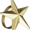 House of Seasons servetring Ster goud 7 x 7 x 4,5 cm