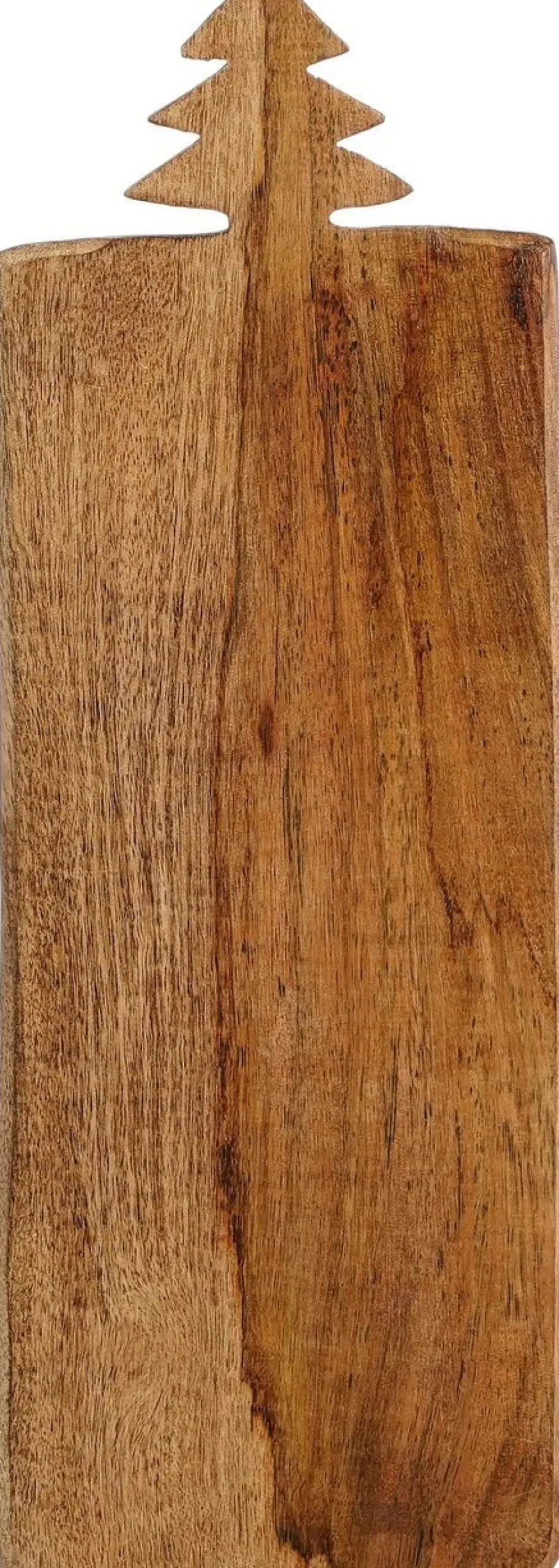 House of Seasons snijplank kerstboom bruin 43 x 15 x 2 cm
