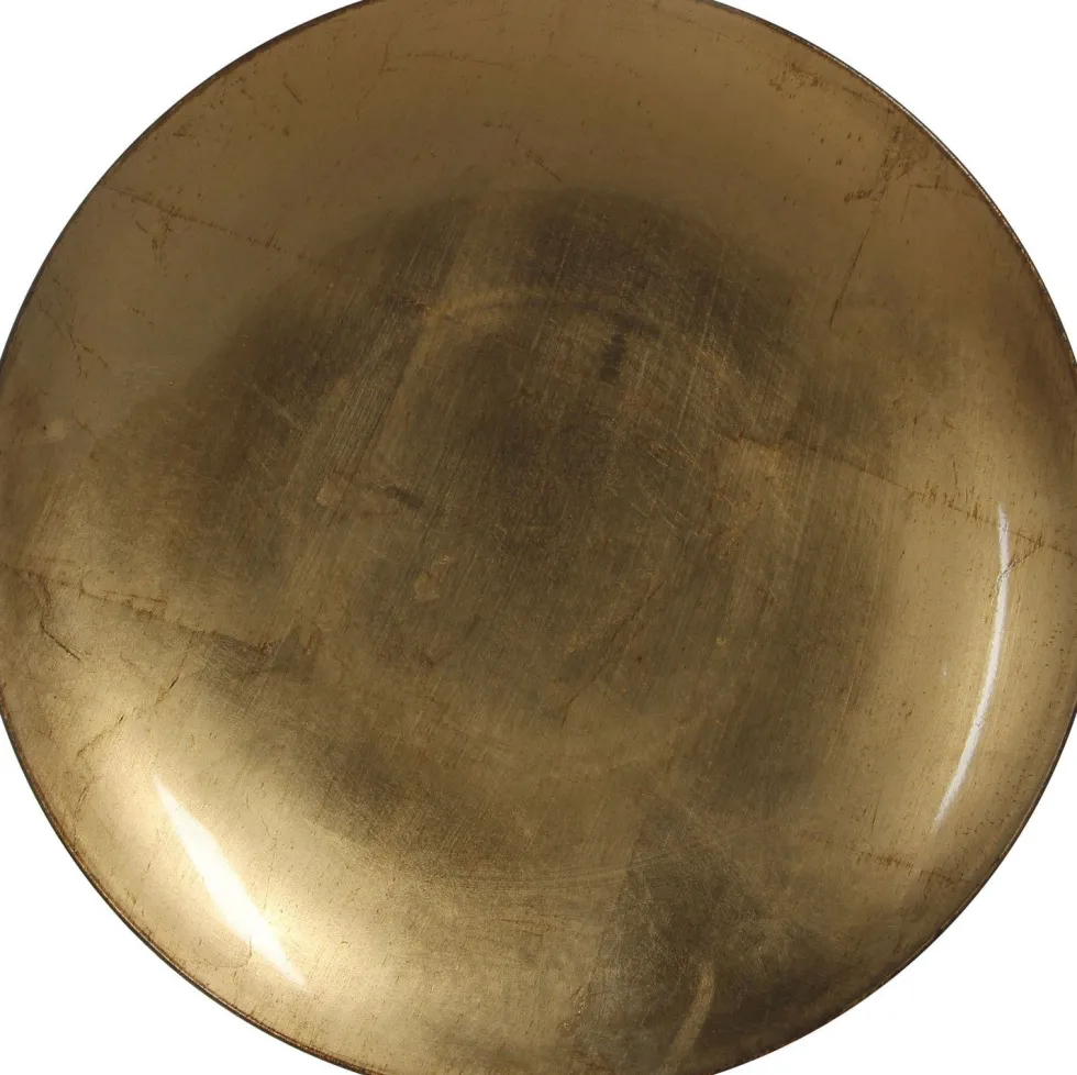 House of Seasons tray Mila goud D 44,5 H 6 cm