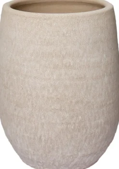 HS bloempot Miami crème D 23 H 30 cm