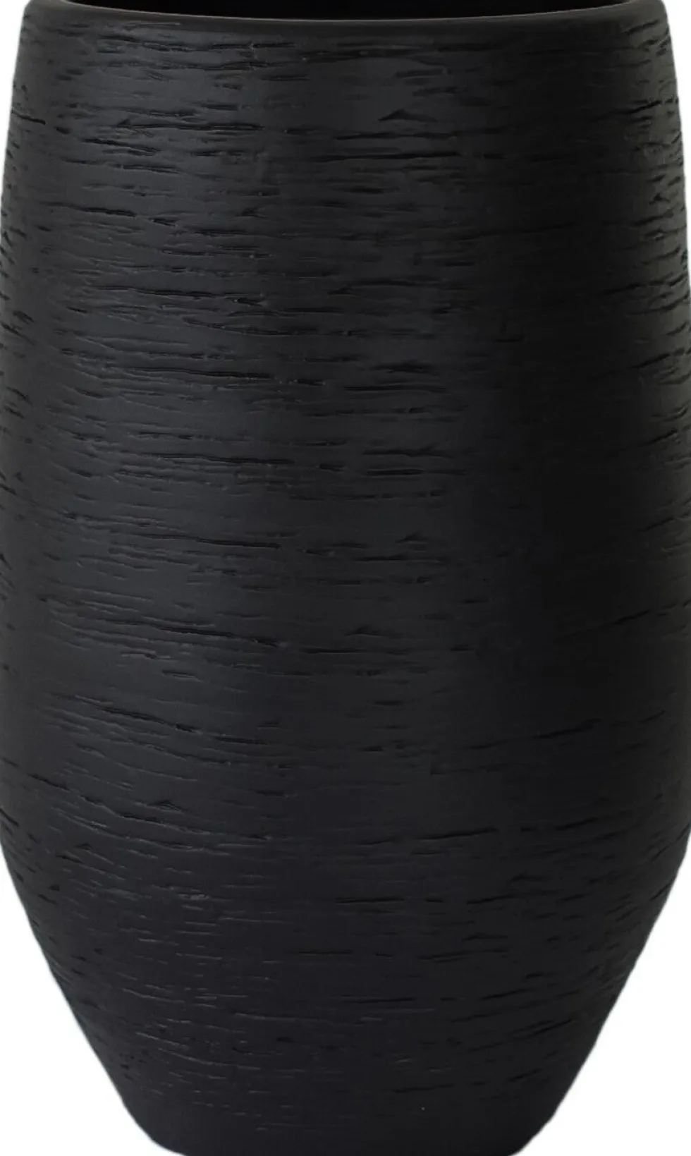 HS bloempot Osaka zwart D 19 H 30 cm