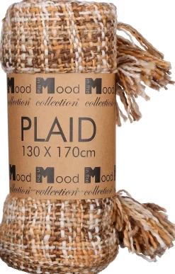 In the Mood Collection plaid Ruth bruin 170 x 130 cm