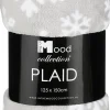In the Mood plaid Axel grijs 150 x 125 x 2 cm