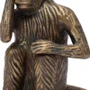 Intratuin beeld aap Jip goud 13 x 9,5 x 16 cm