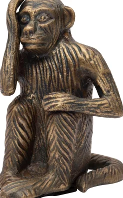 Intratuin beeld aap Jip goud 13 x 9,5 x 16 cm