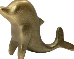 Intratuin beeld dolfijn goud 20 x 6 x 11 cm