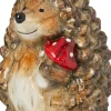 Intratuin beeld Knuffelbos egel met paddenstoel 10,9 x 10,6 x 13,4 cm