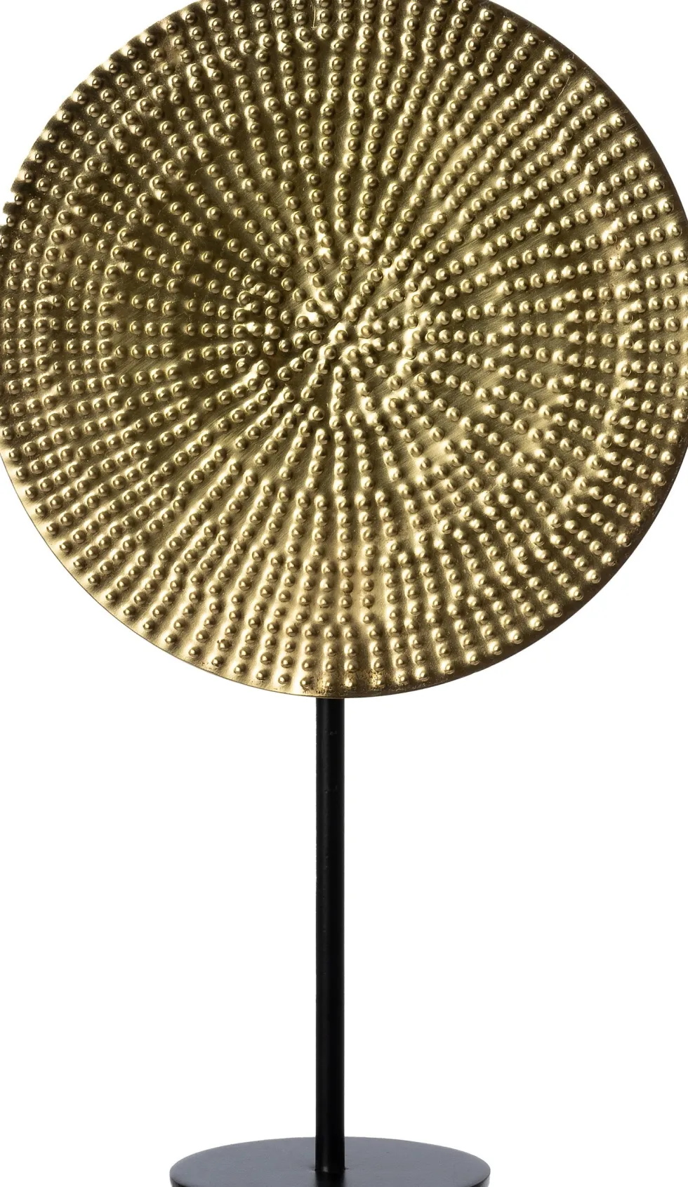 Intratuin beeld op voet Kes goud 20,5 x 14,5 x 40 cm