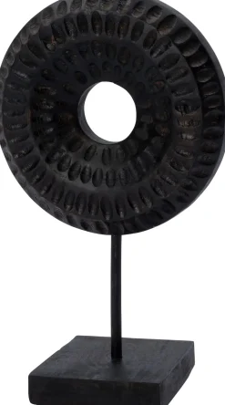 Intratuin beeld op voet Tooske zwart 18 x 7,5 x 29,5 cm