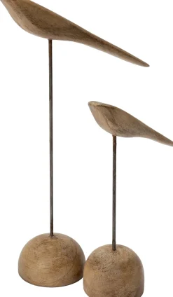 Intratuin beeld vogel naturel 18 x 6 x 30 cm