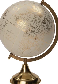 Intratuin beeld wereldbol goud 28 x 26 x 38 cm