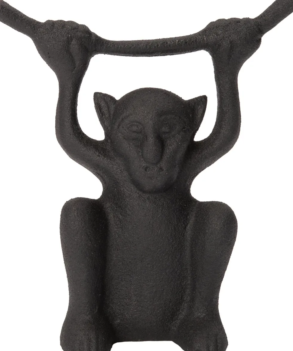 Intratuin beeld Xavi aap zwart 12 x 4 x 9,5 cm