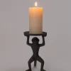 Intratuin beeld Xavi aap zwart 12 x 15 x 19 cm