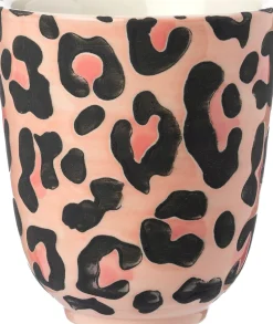 Intratuin beker Panter roze D 7,4 H 8,1 cm