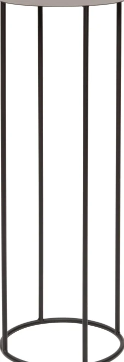Intratuin bijzettafel Ava zwart D 30 H 80 cm